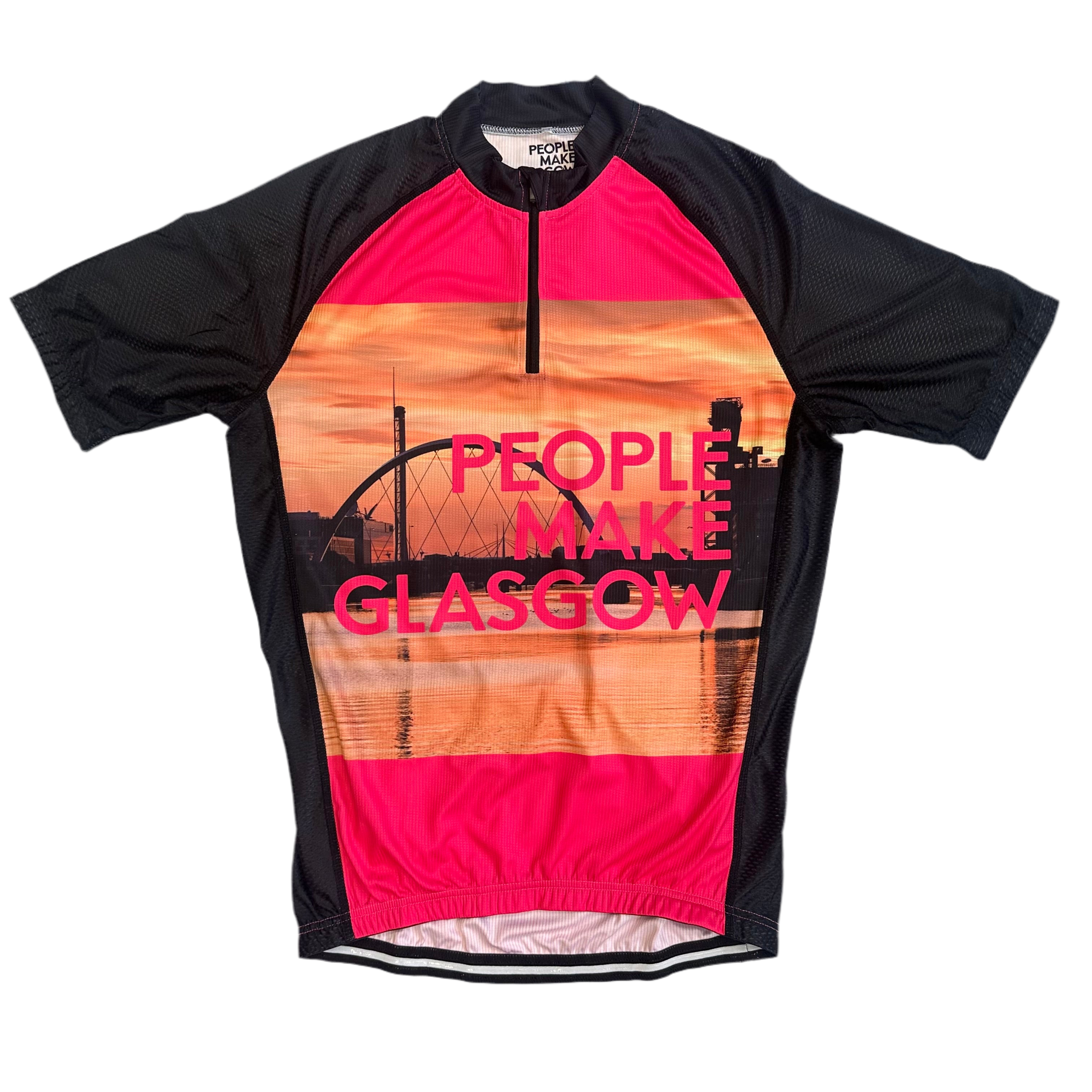 People Make Glasgow Cycle Jersey - Orange