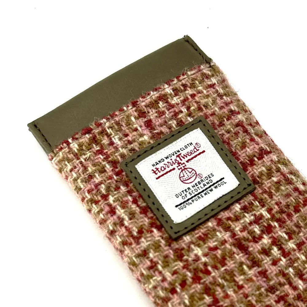 Harris Tweed Glasses Sleeve - Maple