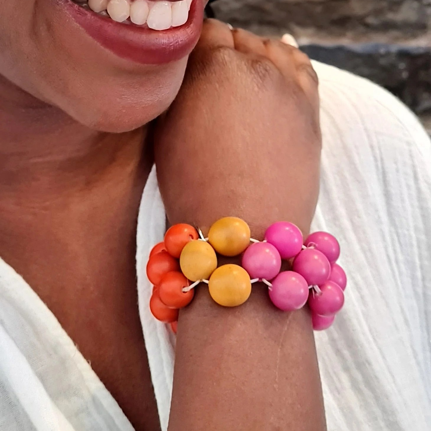 Tagua Chicle Bracelet
