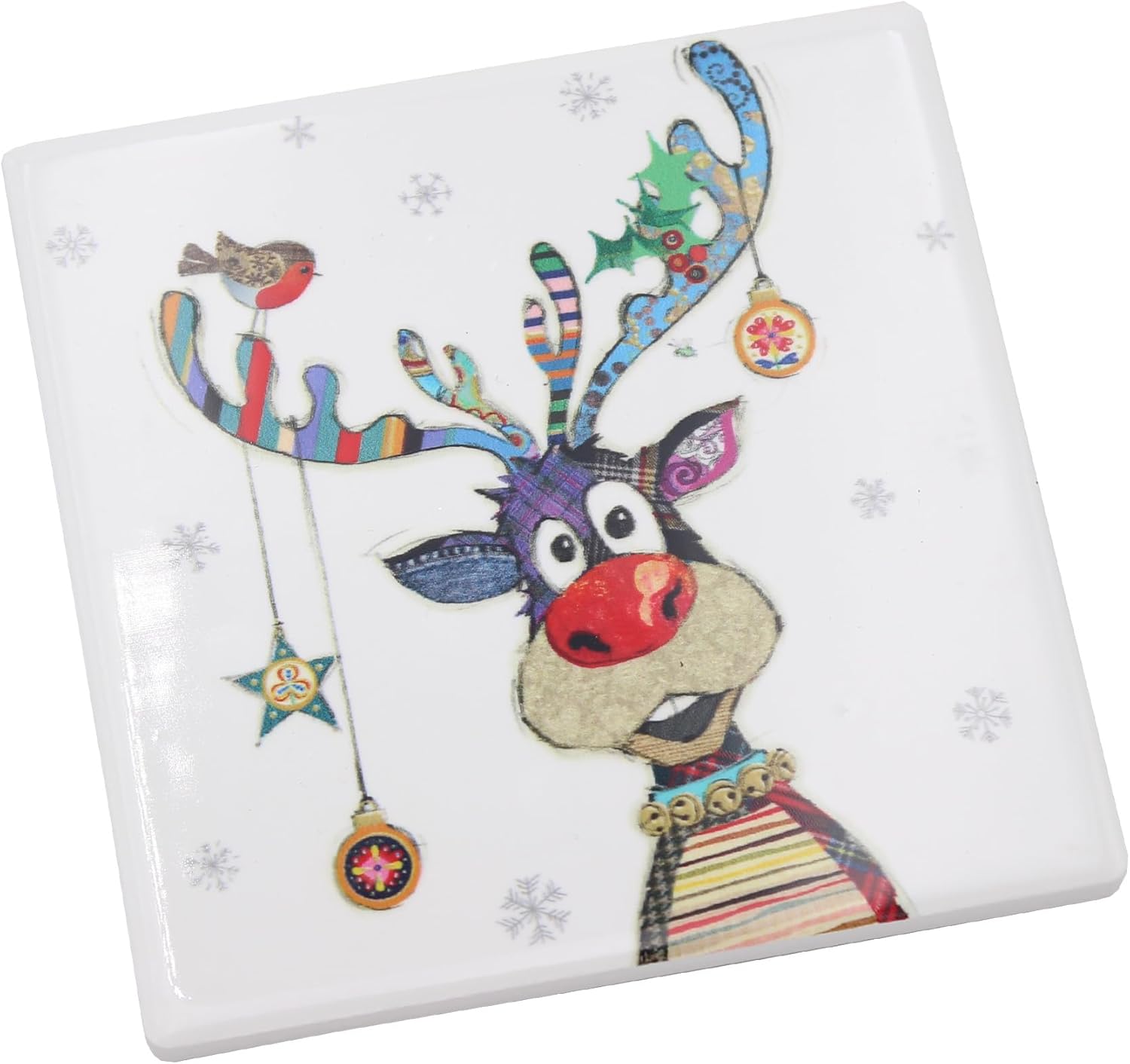 Rudolph Ceramic Coaster
