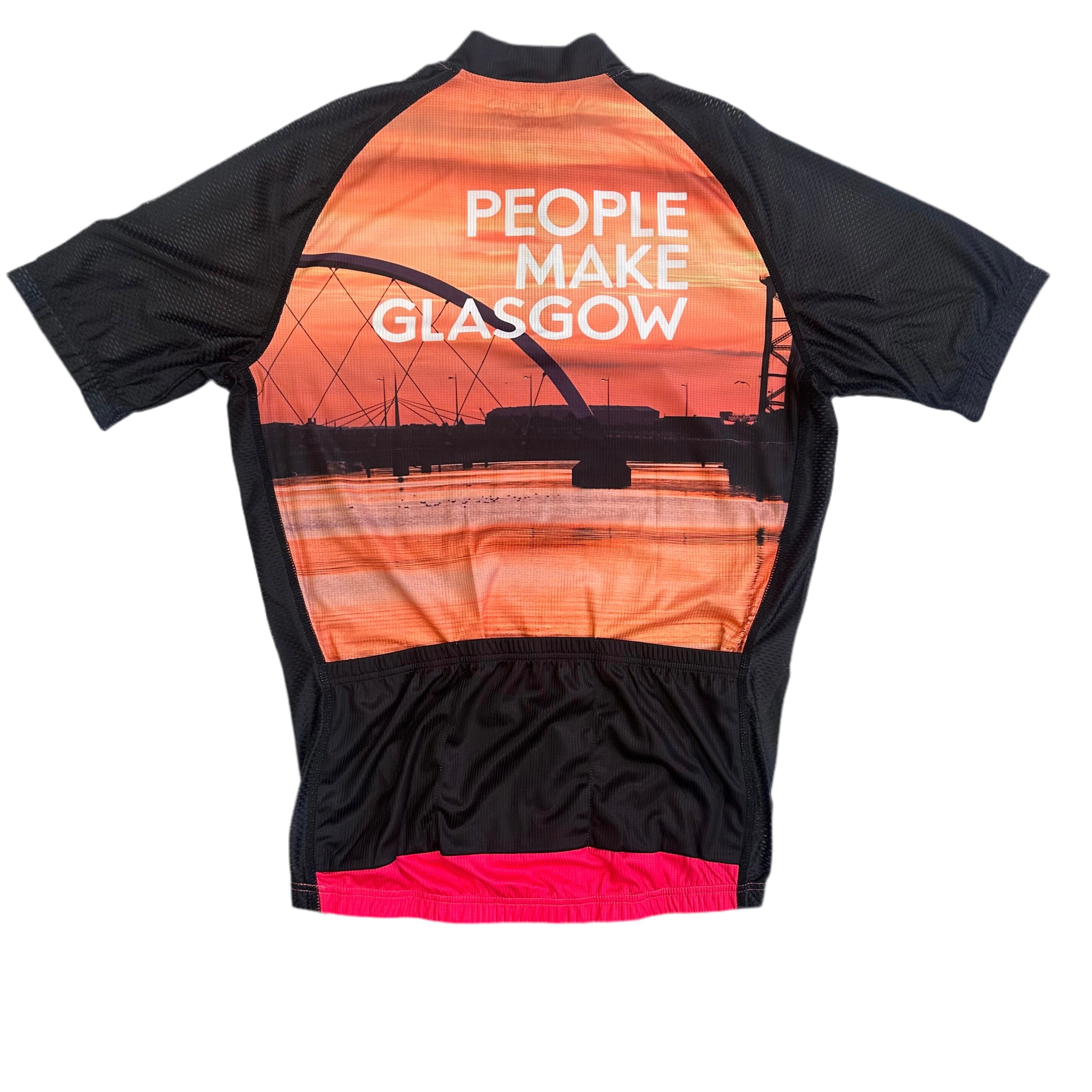 People Make Glasgow Cycle Jersey - Orange