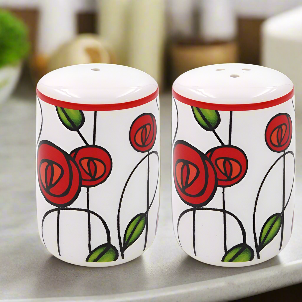 Charles Rennie Mackintosh Salt & Pepper Shakers