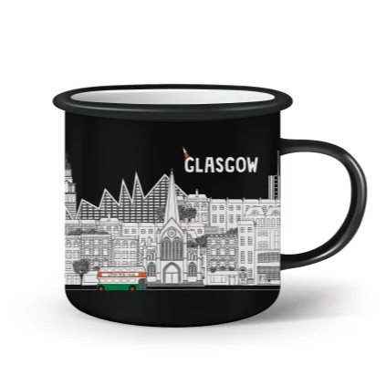 Big City Glasgow - Enamel Mug
