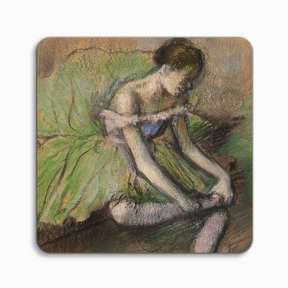 Degas: The Green Dress Coaster