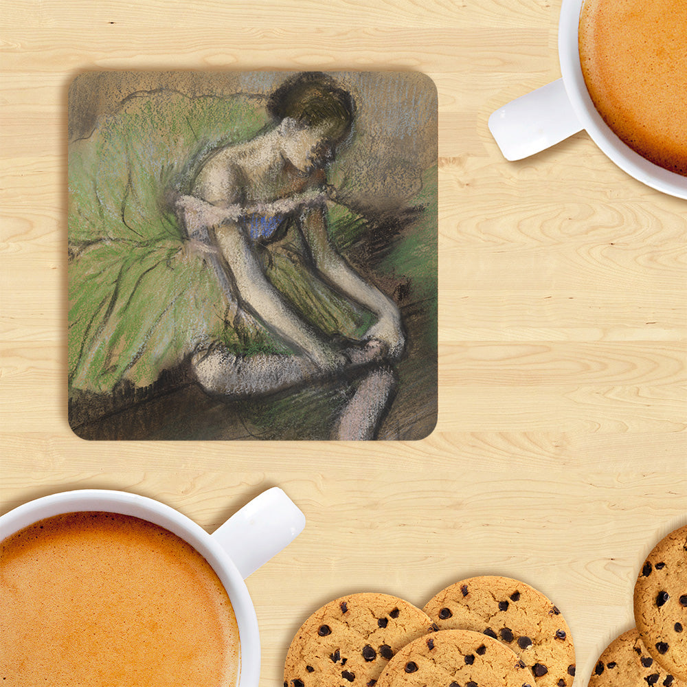 Degas: The Green Dress Coaster