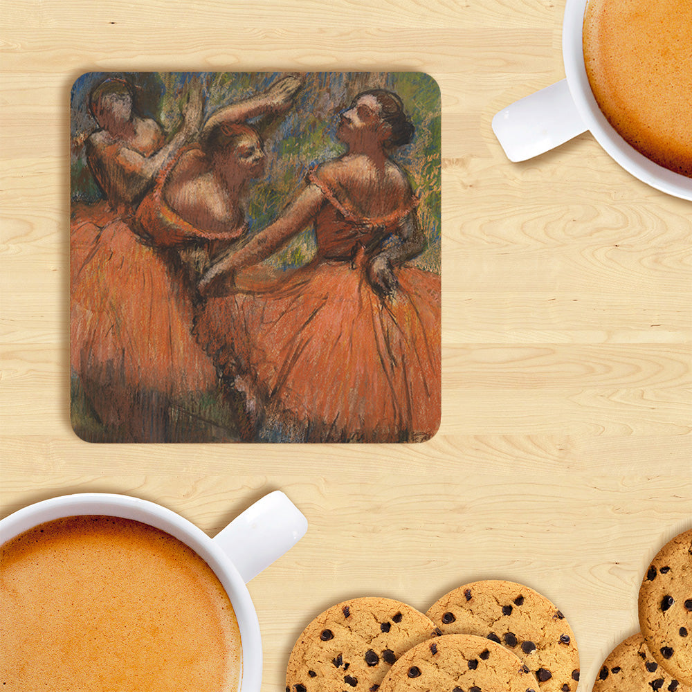 Degas: The Red Ballet Skirts Coaster