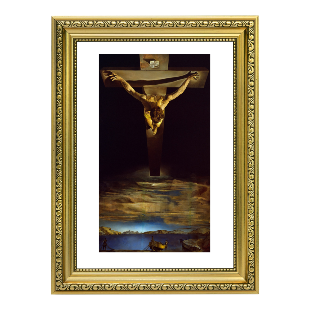 Salvador Dali: Christ of St. John of the Cross Large Framed Print