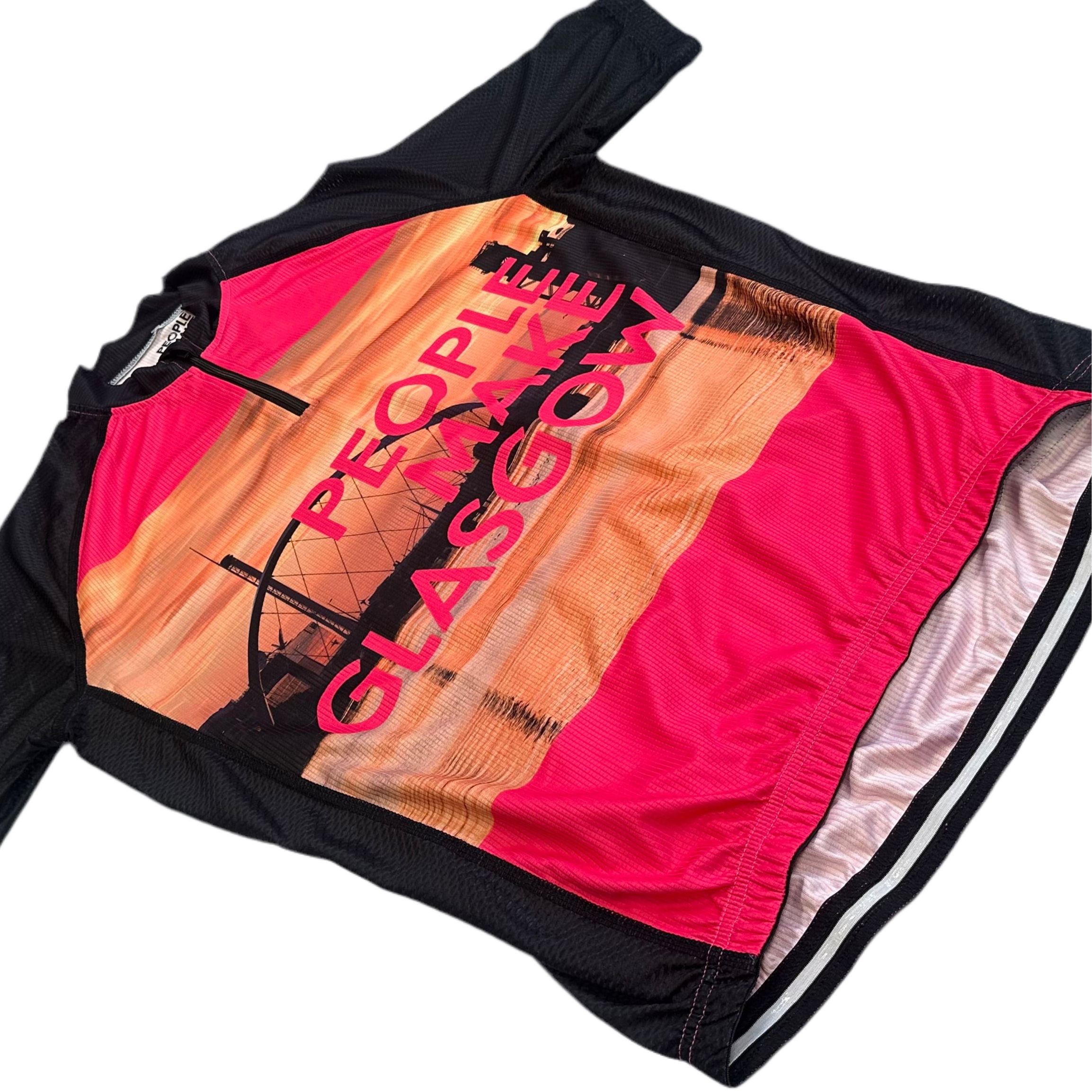 People Make Glasgow Cycle Jersey - Orange
