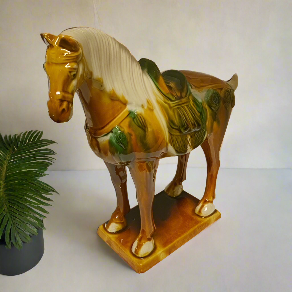 Porcelain Tang Horse Statue