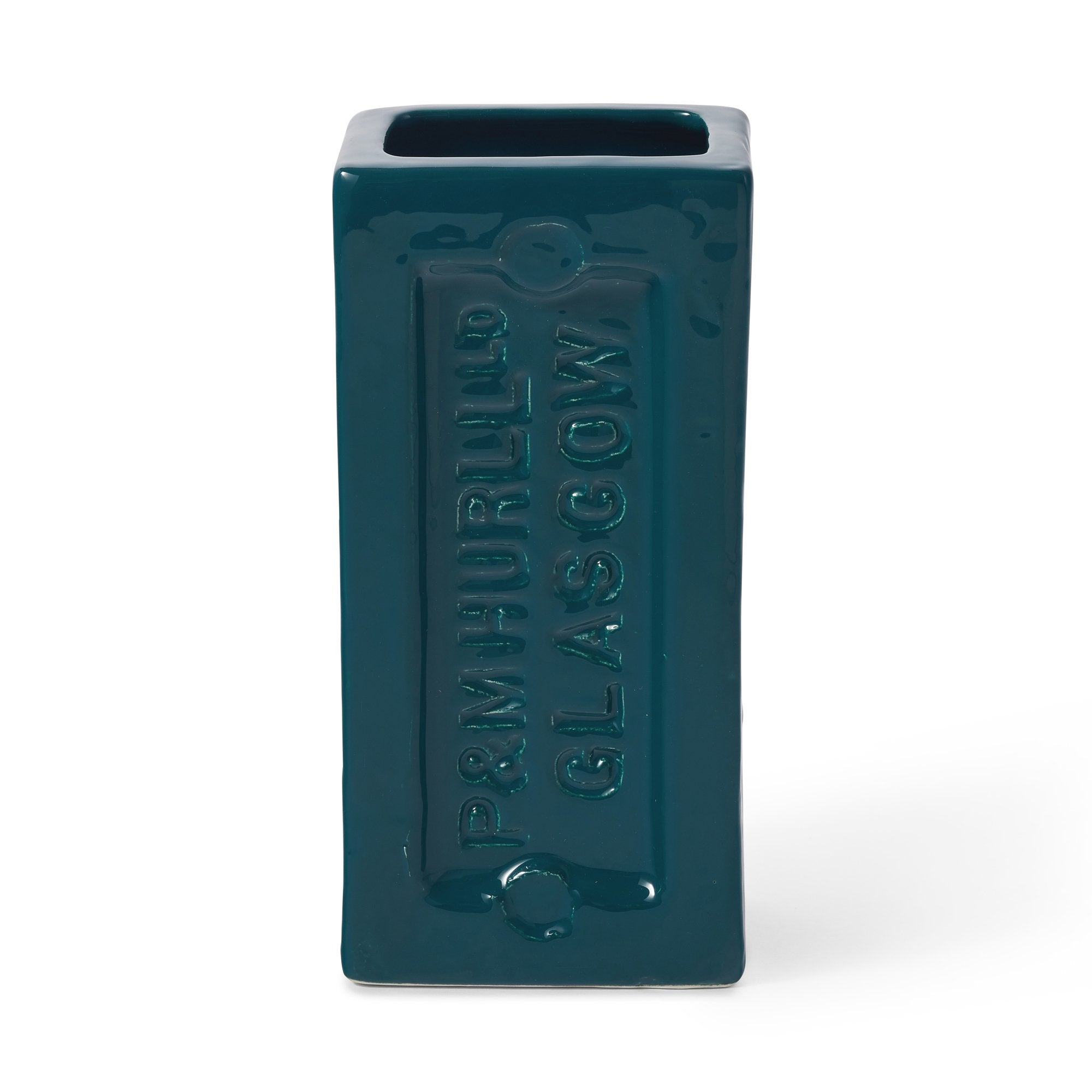 Glasgow Brick Vase - Teal