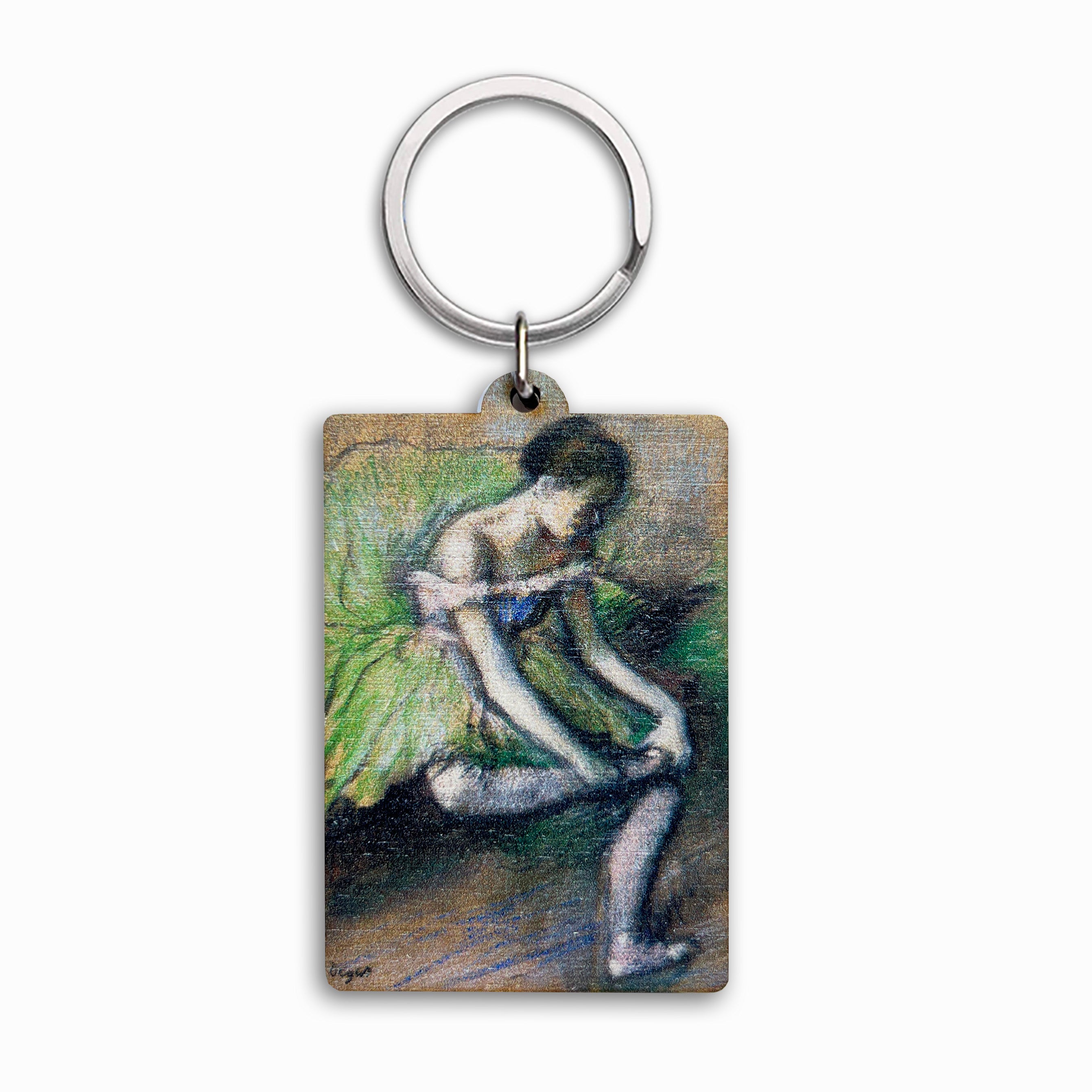 Degas: The Green Dress Keyring
