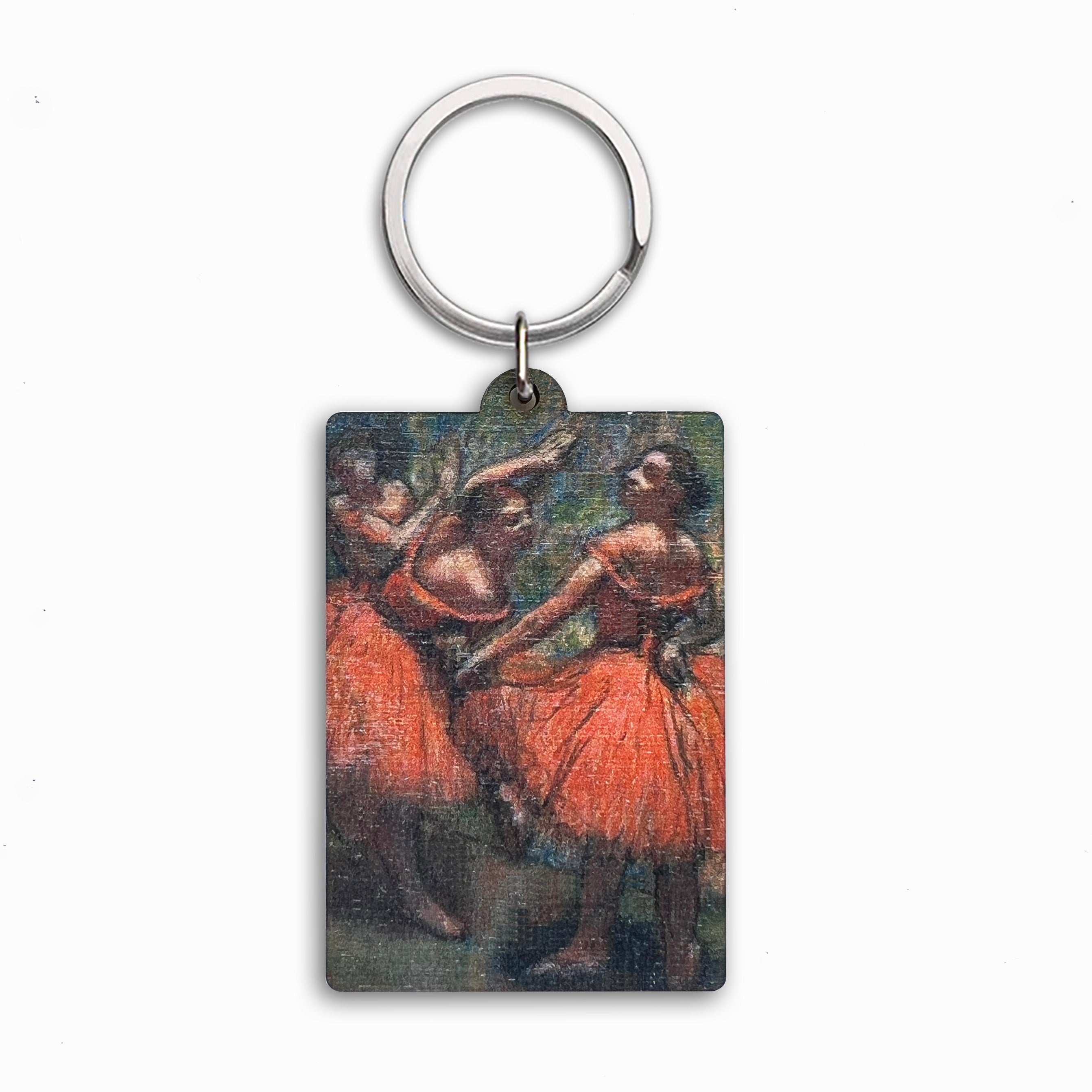 Degas: The Red Ballet Skirts Keyring