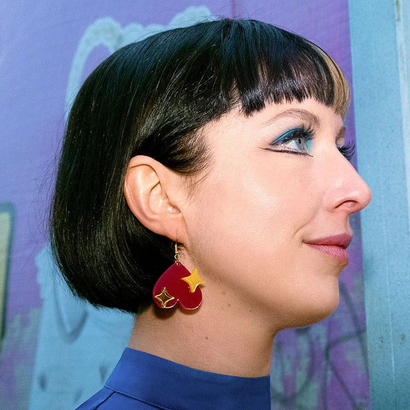 LOVE TRAƎH Earrings