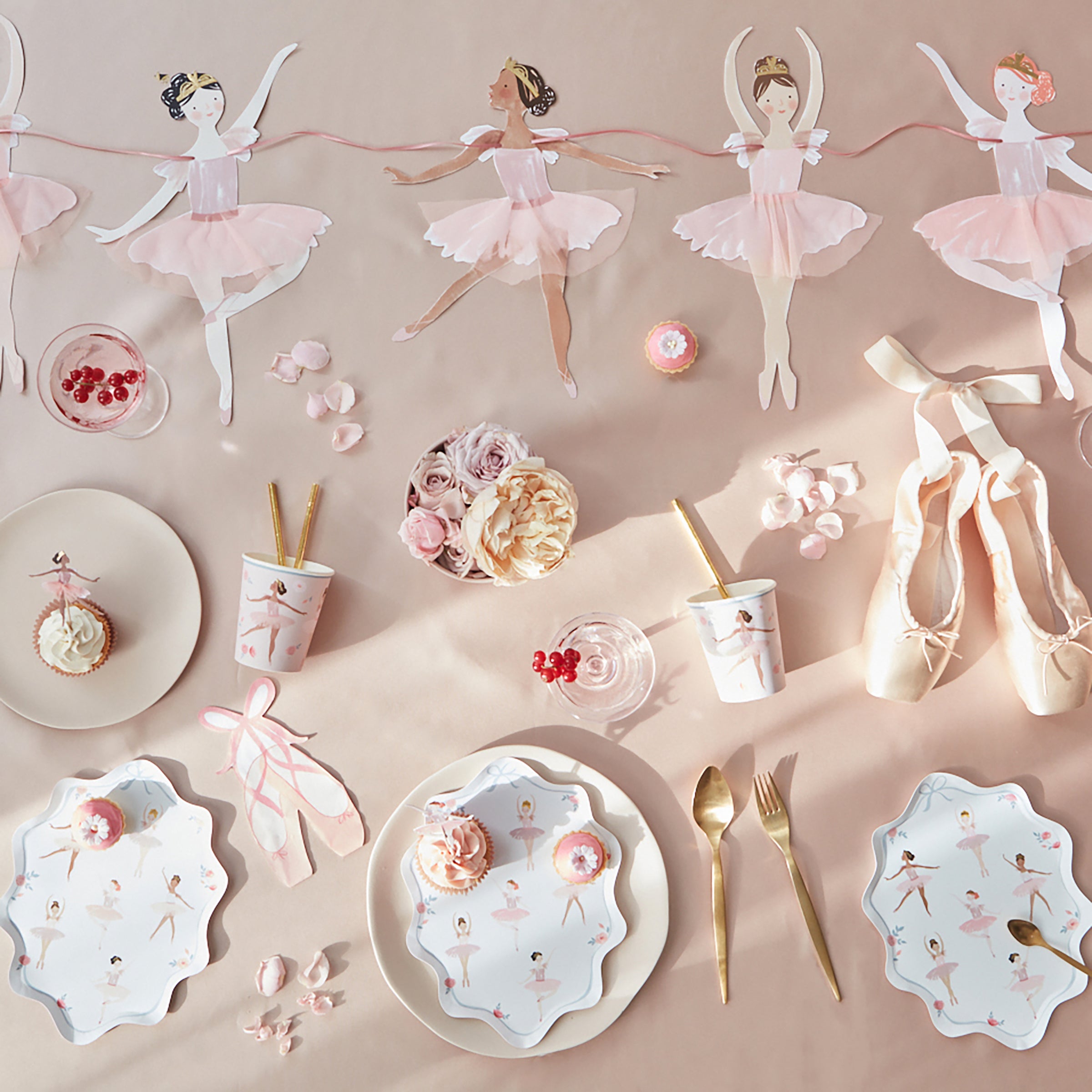 Ballerina Party Plates