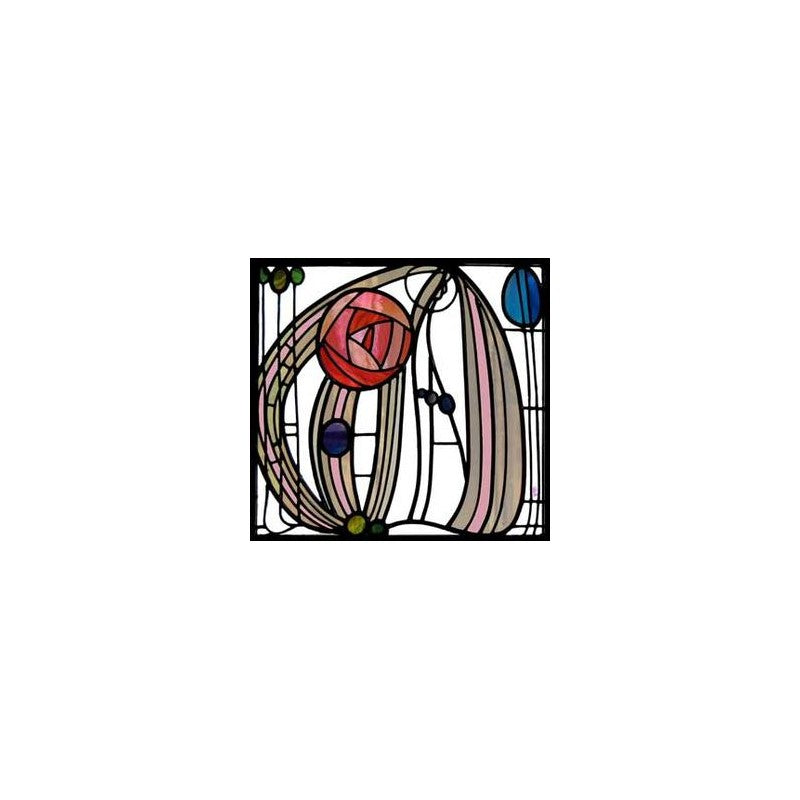 Mackintosh Stained Glass Static Window Clings