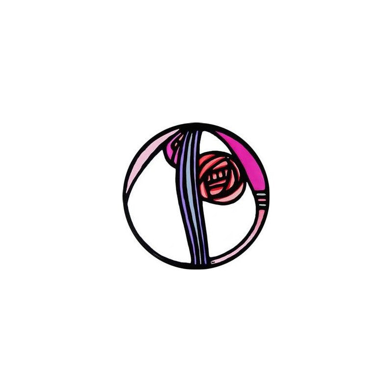 Mackintosh Stained Glass Static Window Clings