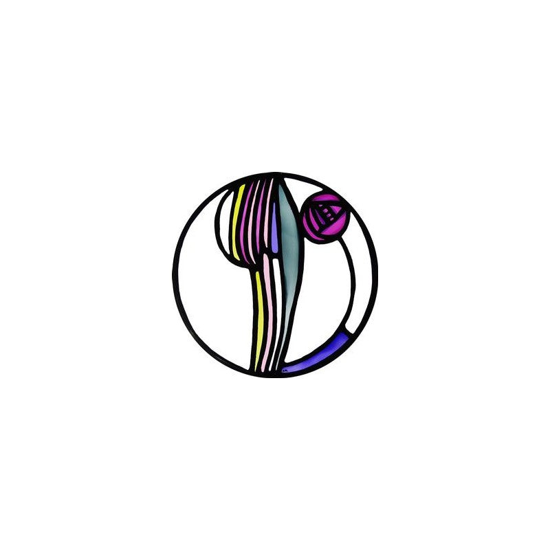 Mackintosh Stained Glass Static Window Clings