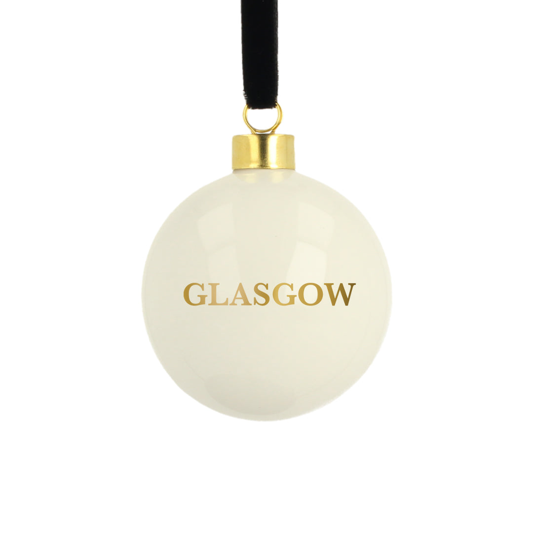 Glasgow Skyline Bauble