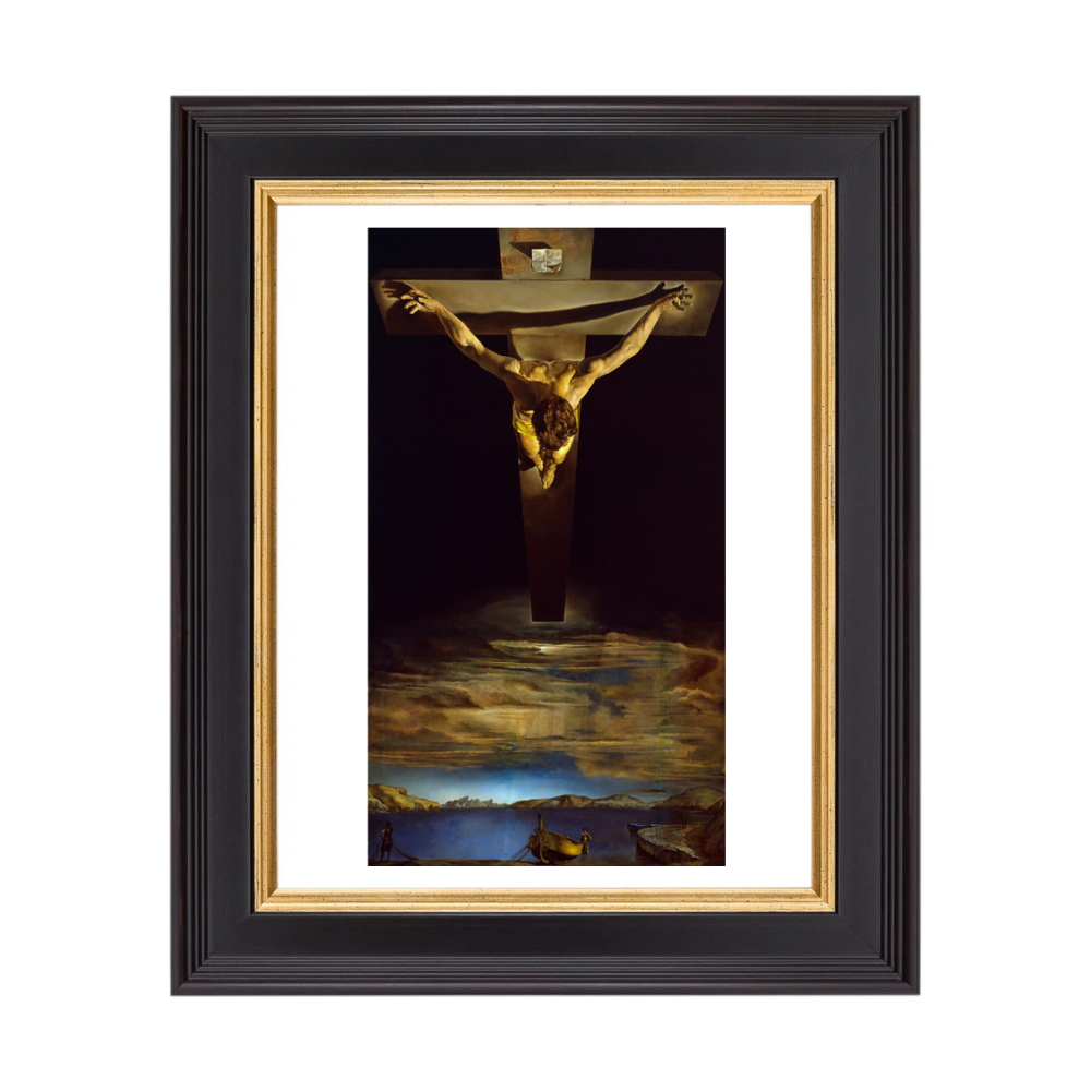 Salvador Dali: Christ of St. John of the Cross Large Framed Print