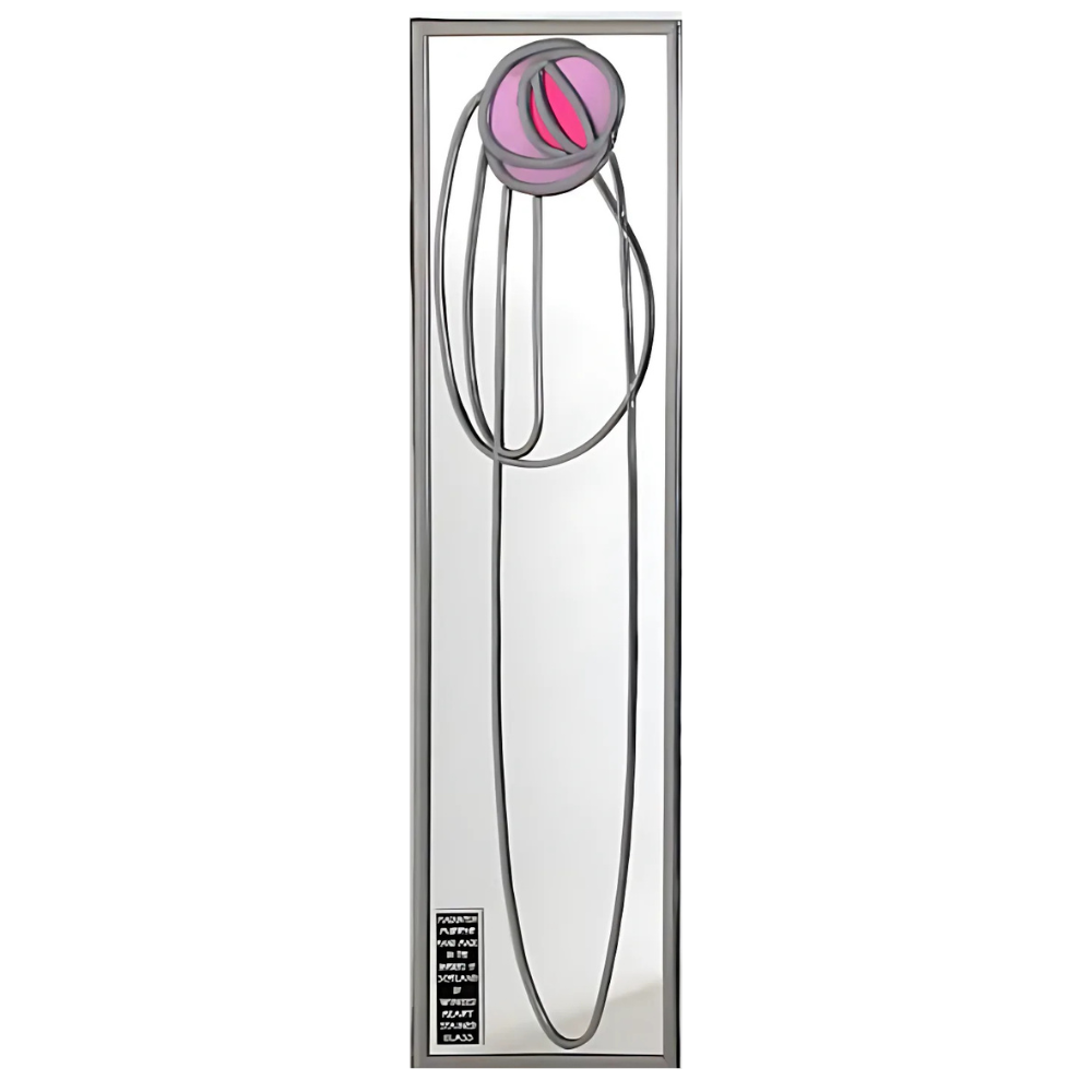 Mackintosh Art Nouveau Mirror: Pink