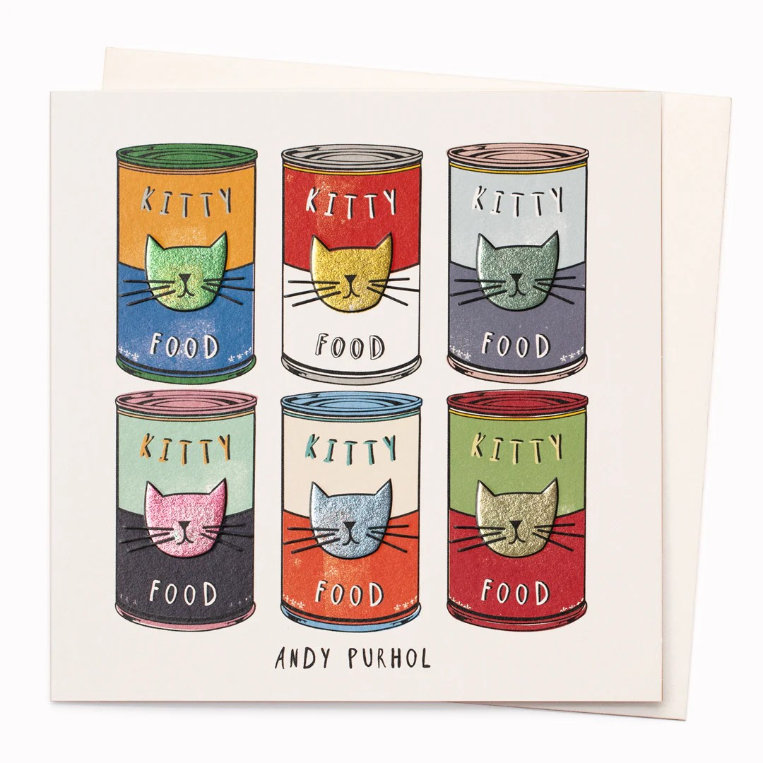 Andy Purhol Greeting Card