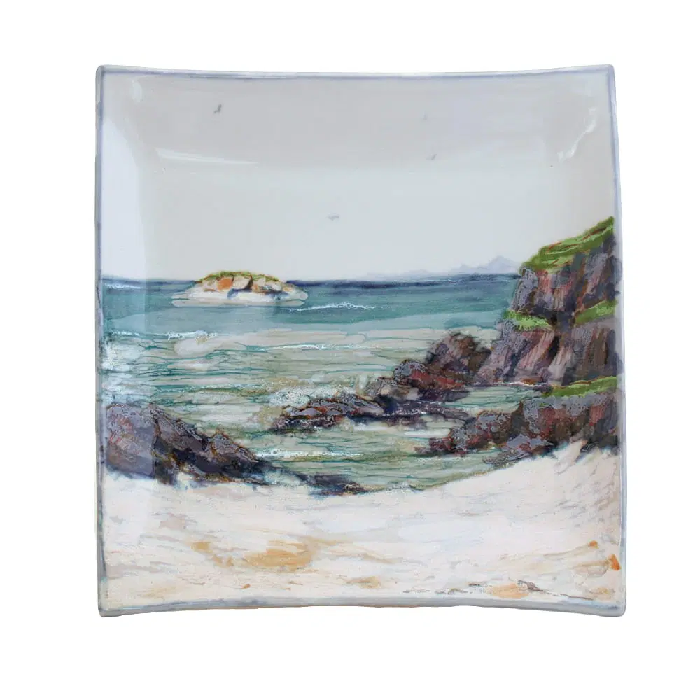X-Large Square Dish - Seascape