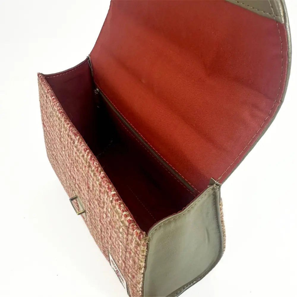 Harris Tweed Mini Day Bag - Maple
