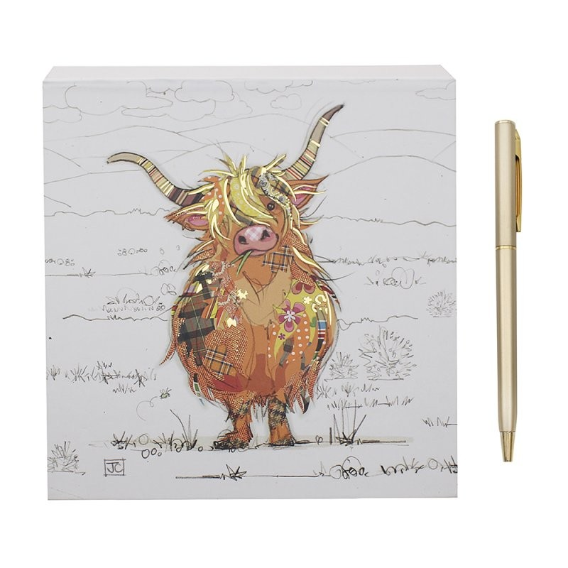 Hamish Highland Cow Memo Pad