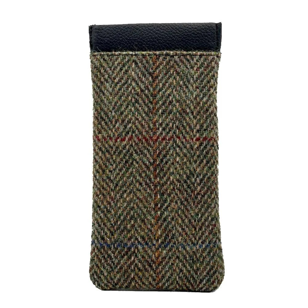 Harris Tweed Glasses Sleeve - Country Green