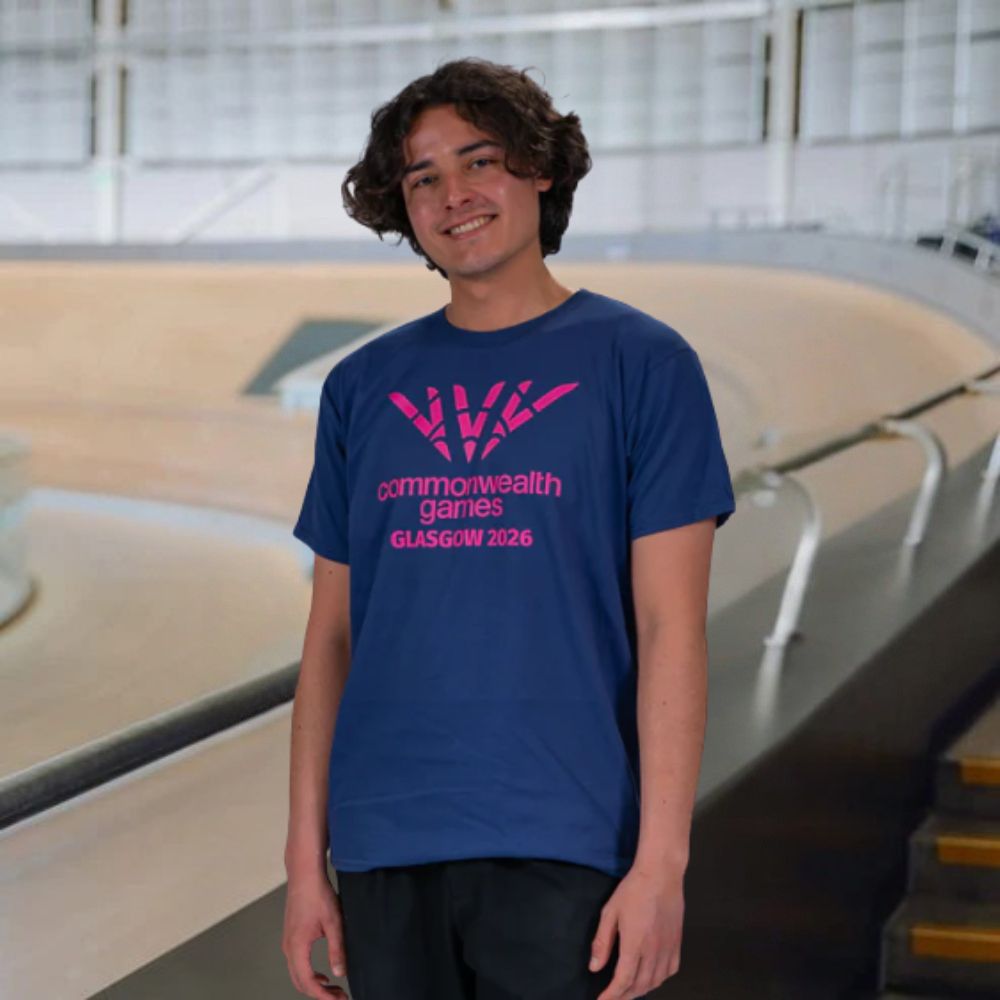 Glasgow 2026 Logo T-Shirt - Navy