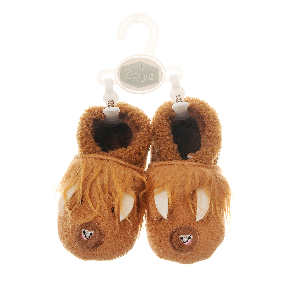 Highland Cow Baby Slippers