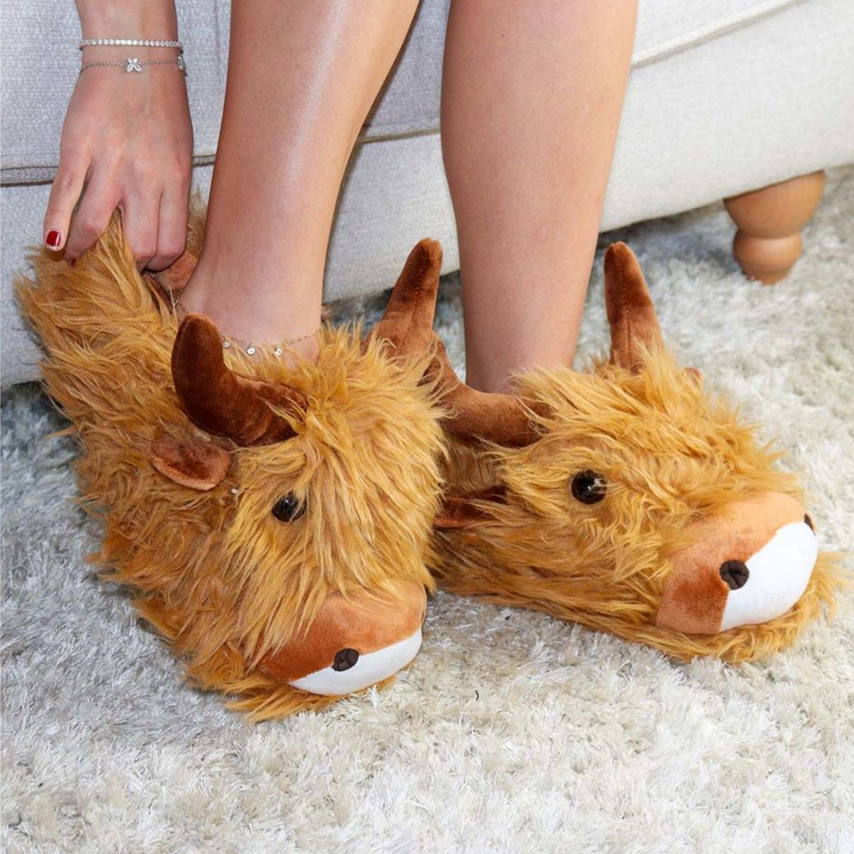 Highland Cow Slippers