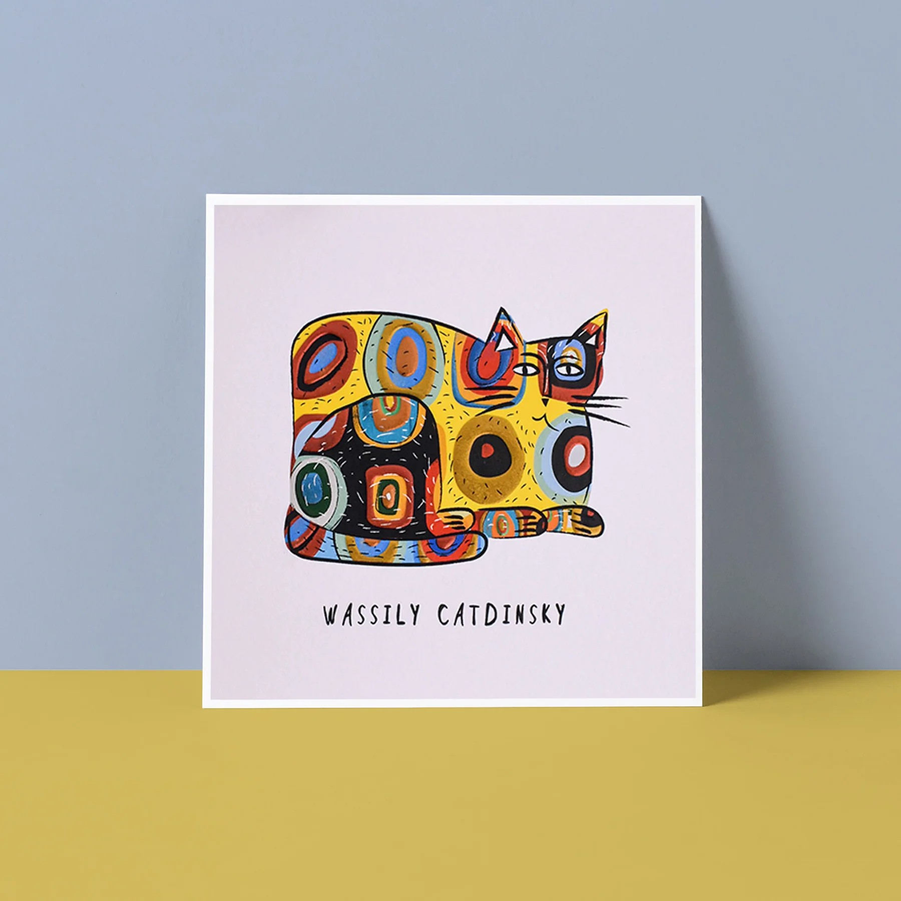 Wassily Catdinsky Greeting Card