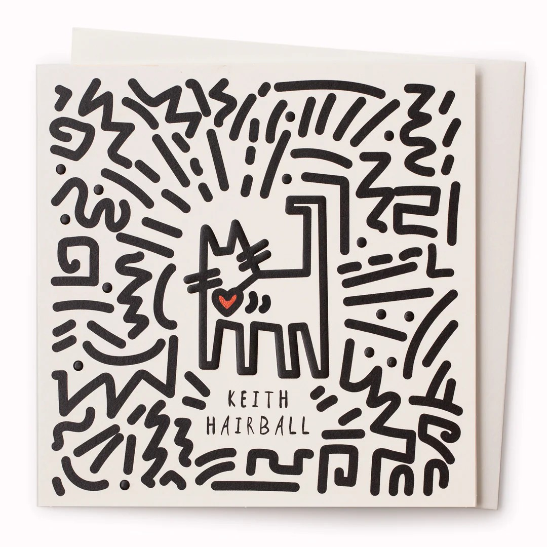 Keith Hairball Greeting Card