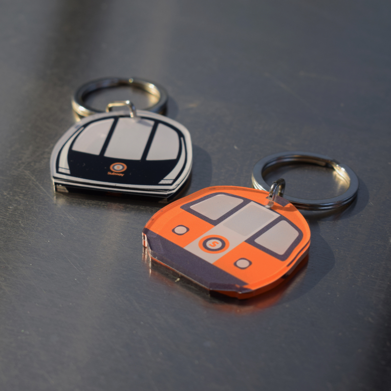 Glasgow Subway Legacy Fleet Keyring