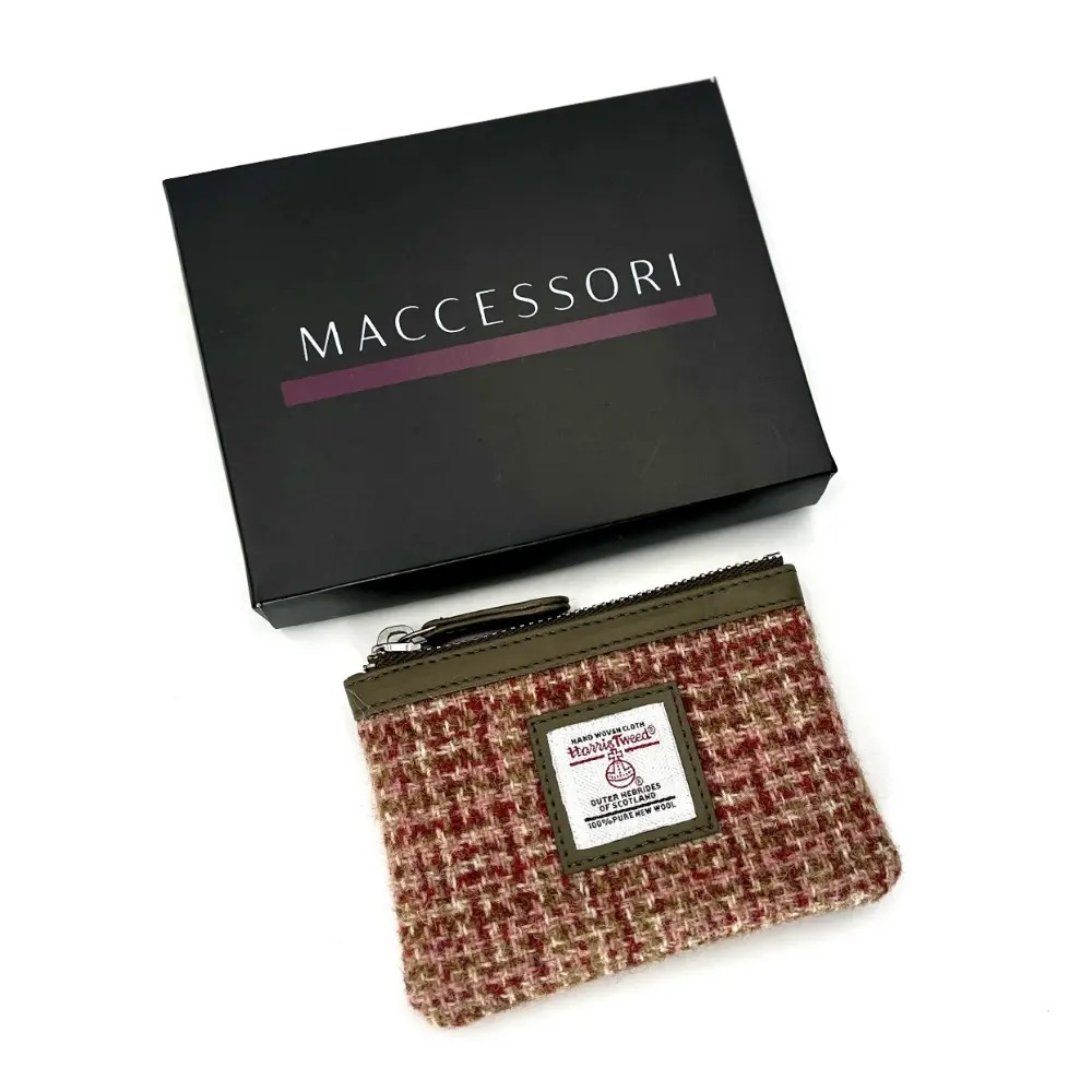 Harris Tweed Coin Purse - Maple