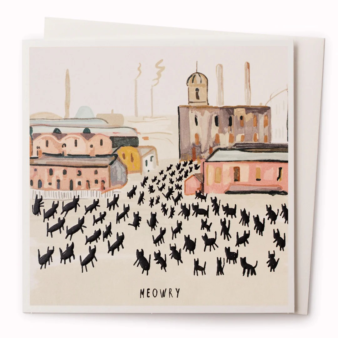 Meowry Greeting Card