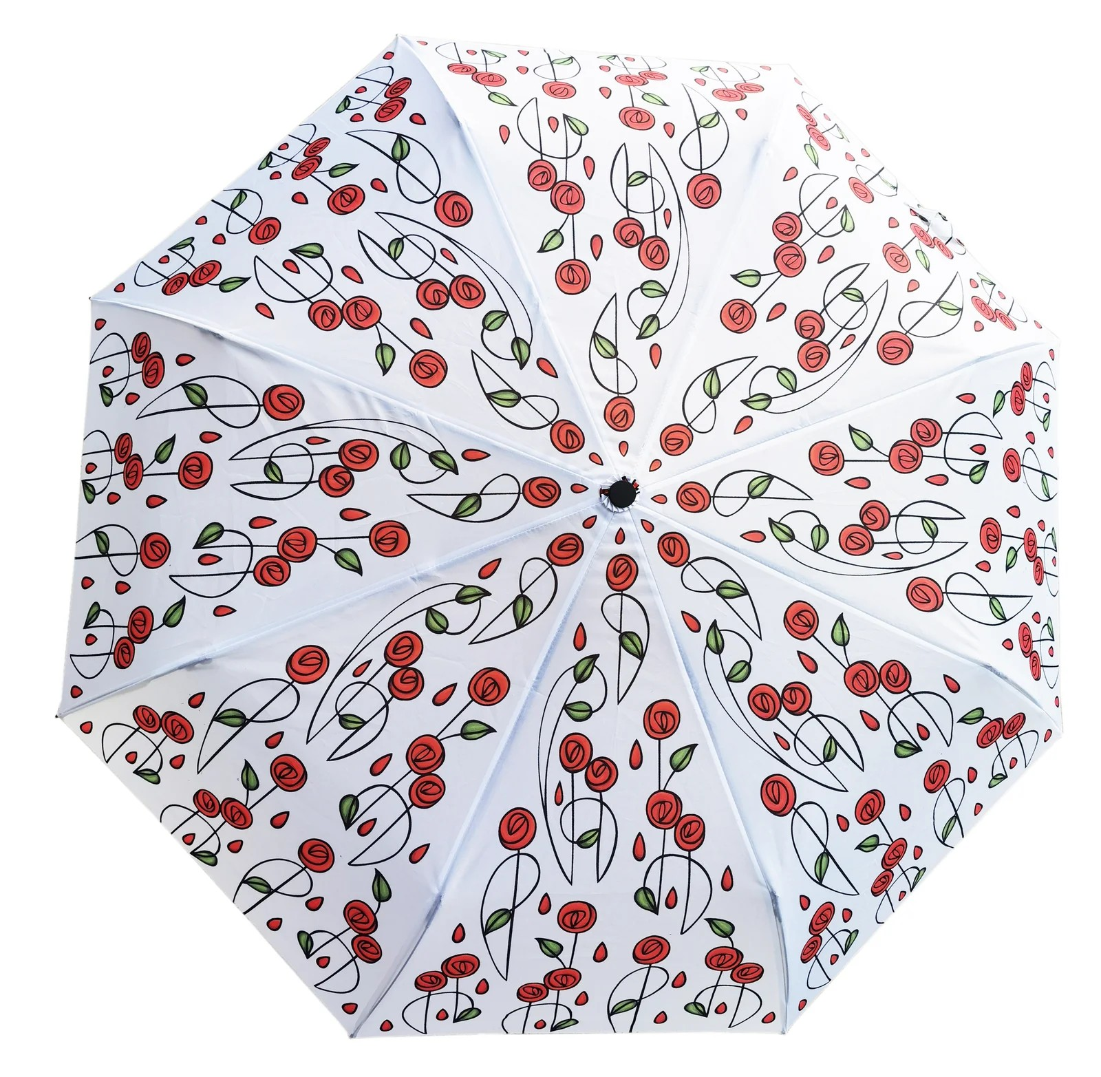 Mackintosh Rose Folding Umbrella