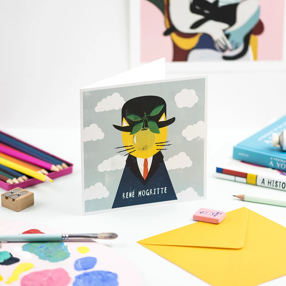 Réne Mogritte Greeting Card
