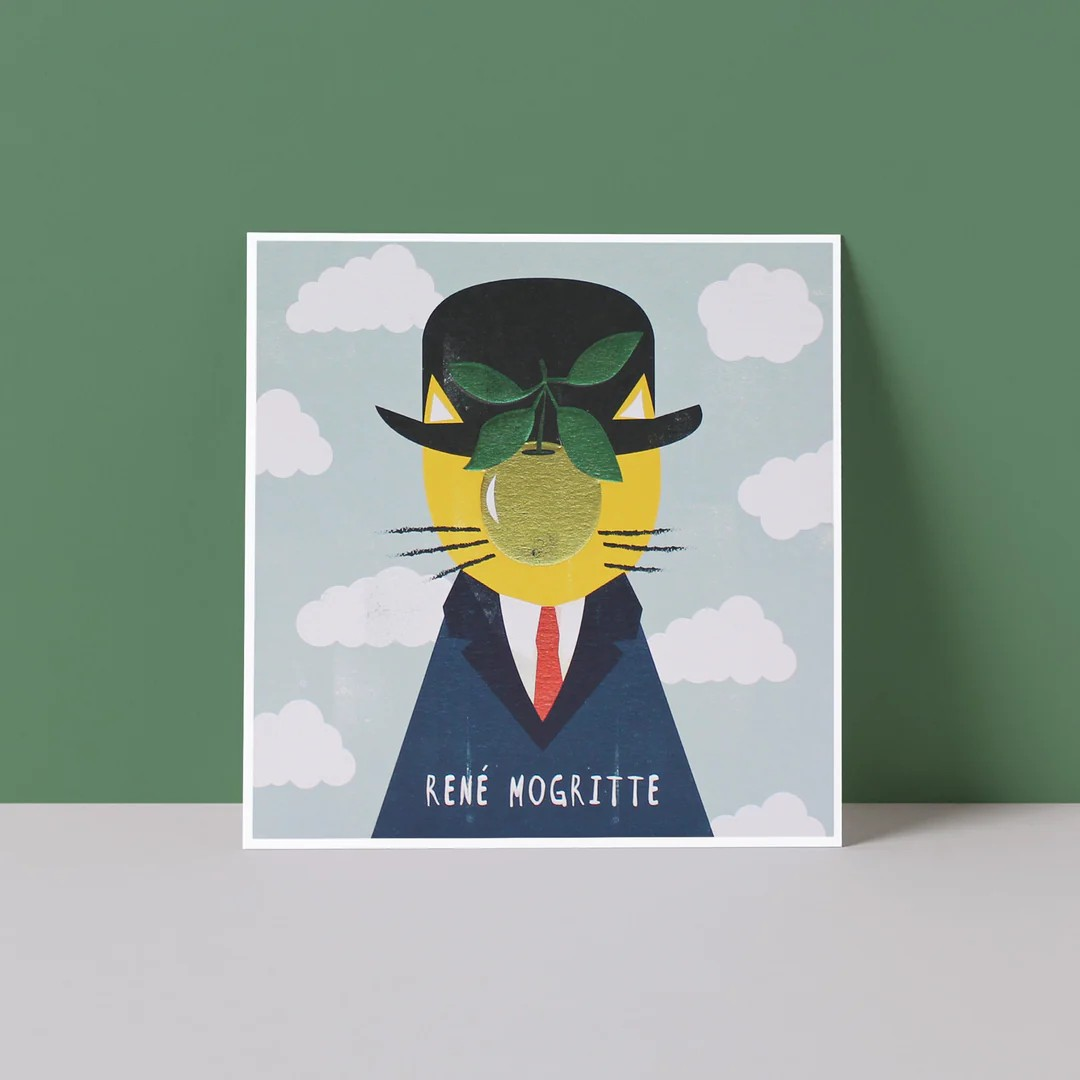Réne Mogritte Greeting Card