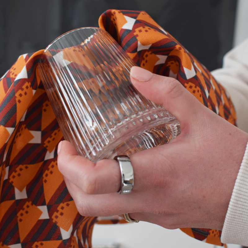 Glasgow Subway Moquette Tea Towel