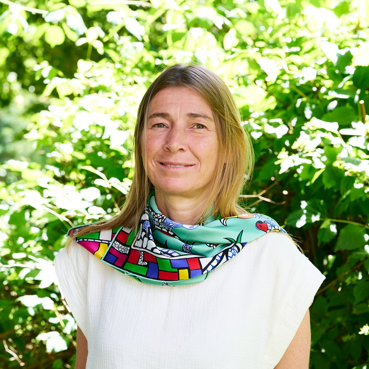 Nikki De Saint Phalle: Rossignol Scarf - Green