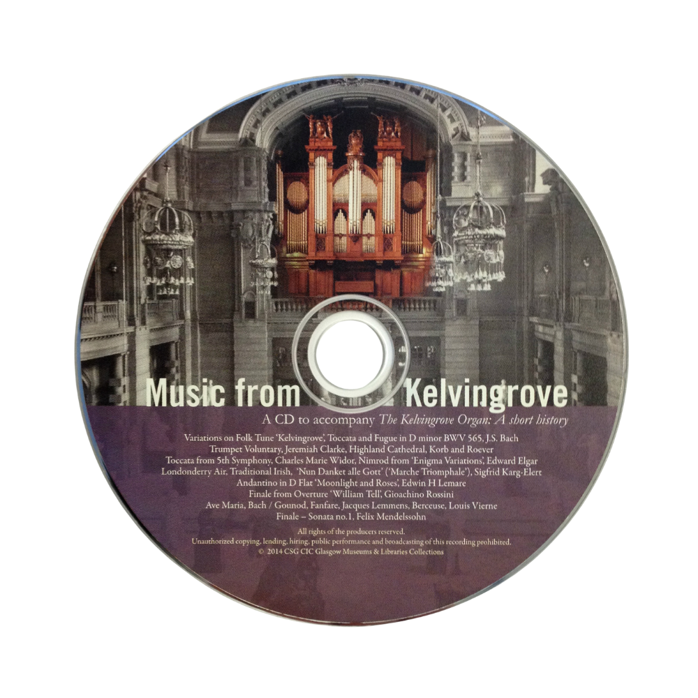 The Kelvingrove Organ Booklet and CD