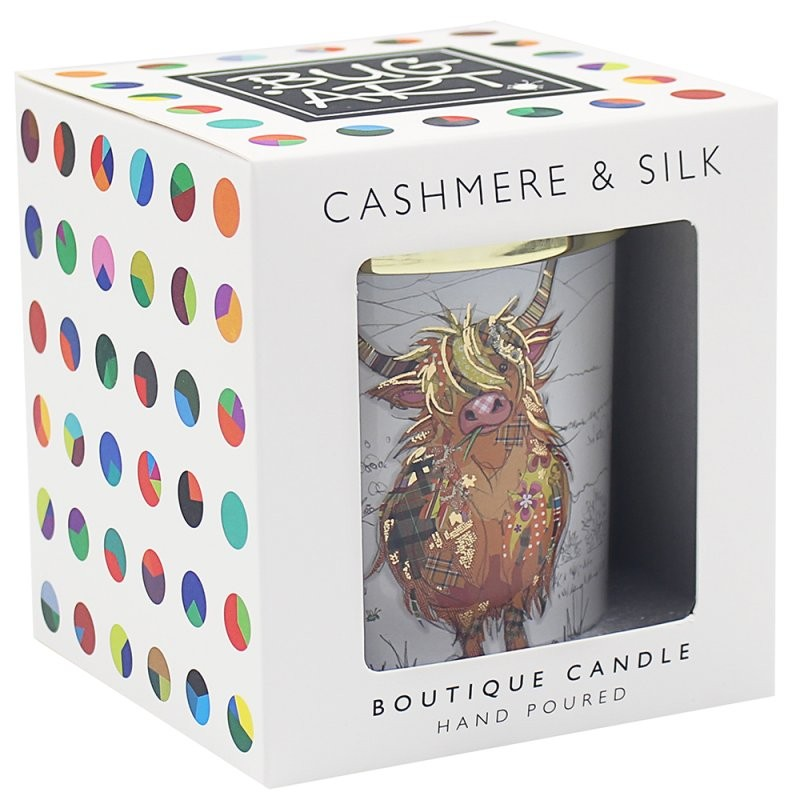 Hamish Highland Cow Candle - Cashmere & Silk