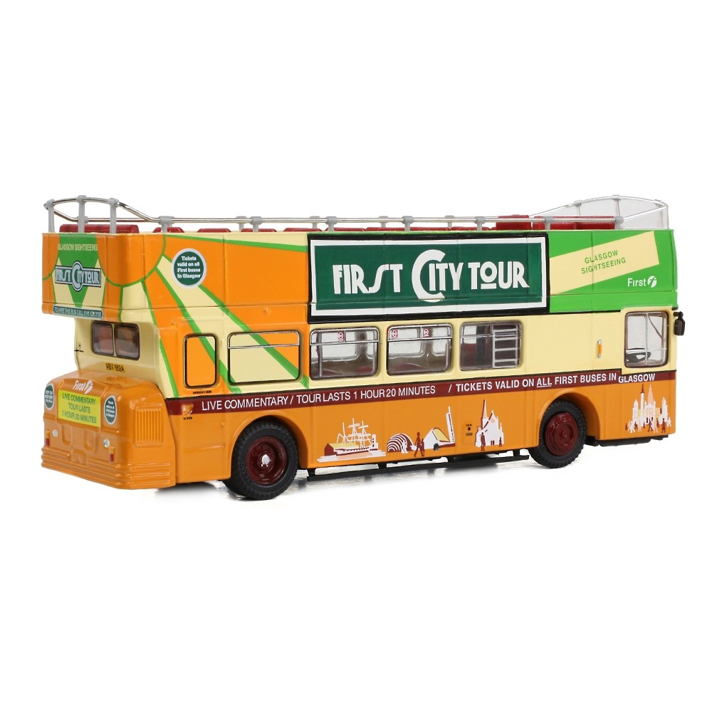 Diecast Leyland Atlantean Open Top First Glasgow - 1:76 Scale
