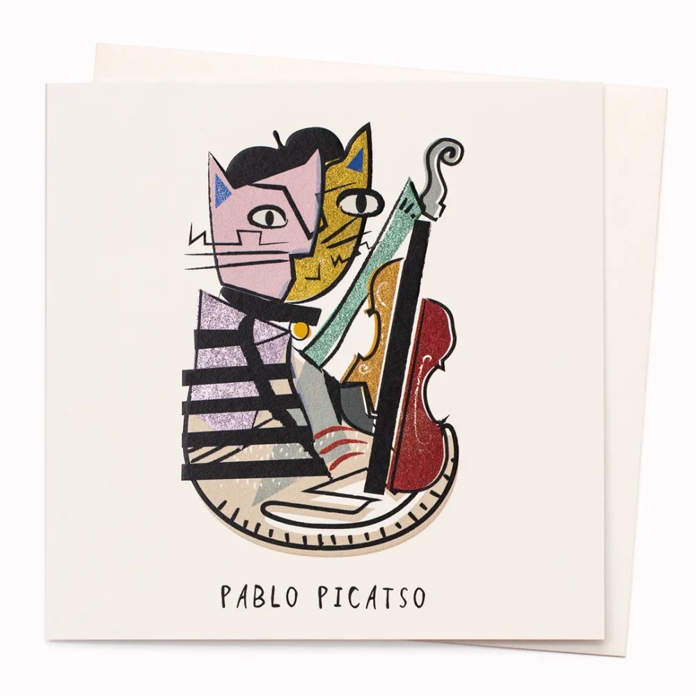 Picatso Greeting Card