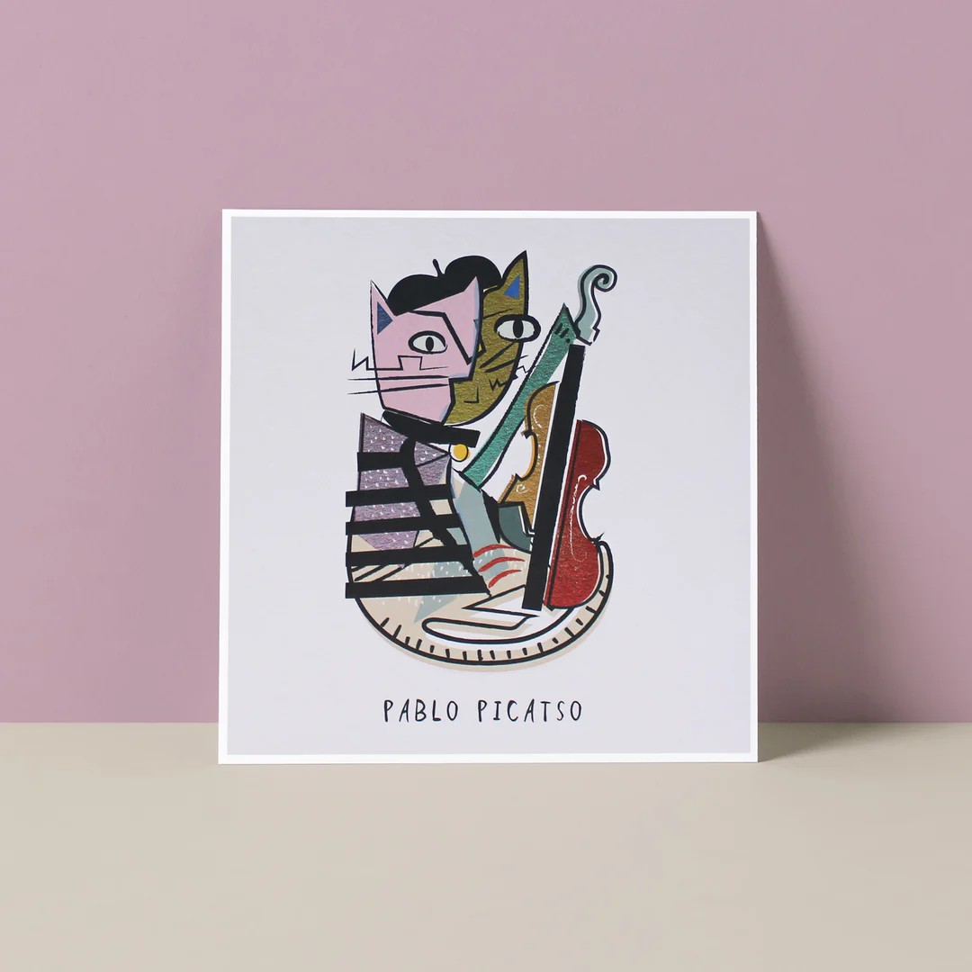 Picatso Greeting Card