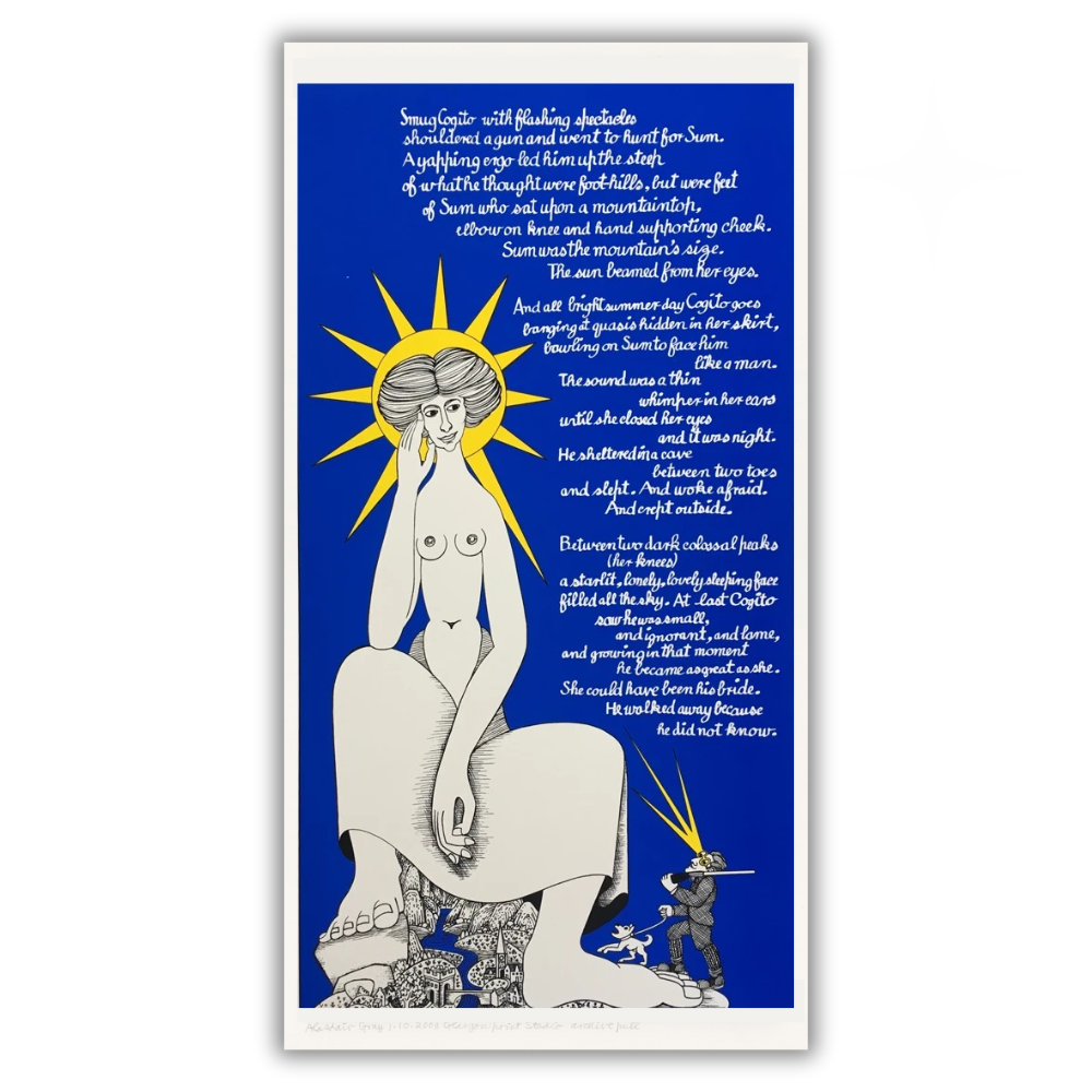 Alasdair Gray: Smug Cogito Hand Signed Limited Edition