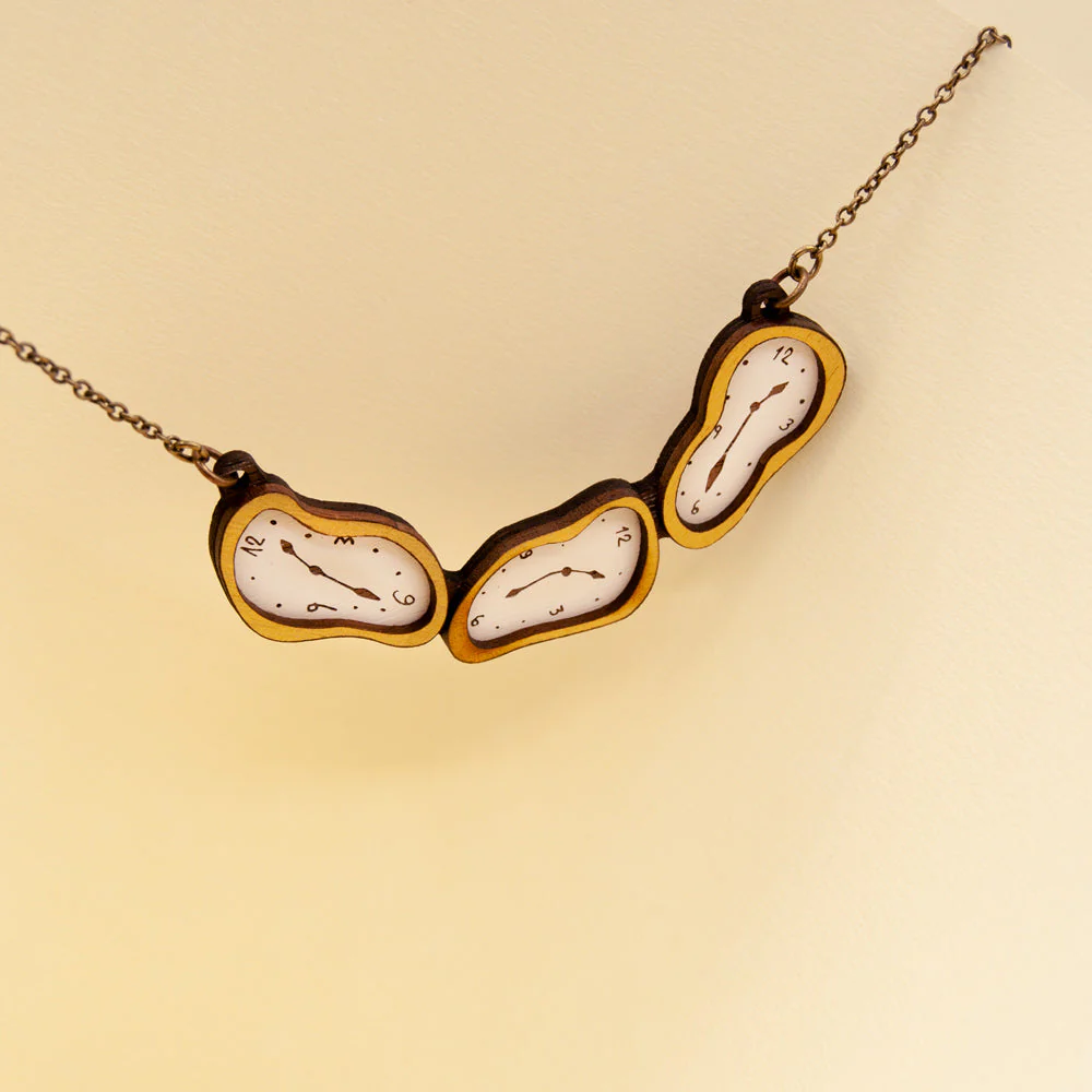 Soft Clocks Necklace