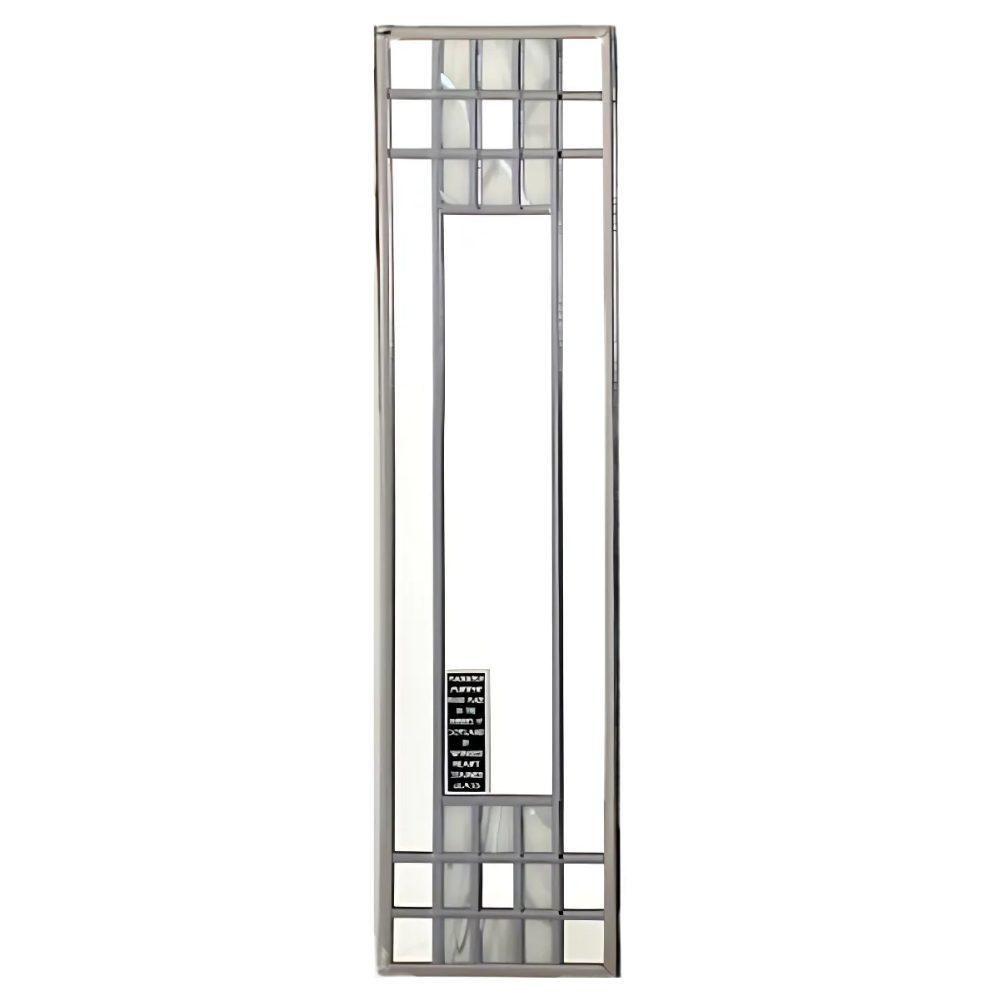 Mackintosh Squares Mirror - Fog Grey